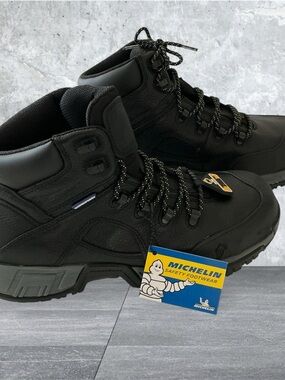 Michelin Men’s Sz 11M Hydro Edge Steel Toe Leather Work Boots New With Tags